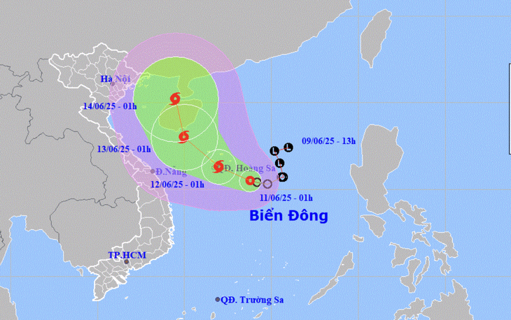 CẢNH BÁO BÃO SỐ 1 ĐANG TỚI GẦN, MƯA TO CÓ THỂ NHẬN CÁC KHU VỰC TỪ NAM BỘ ĐẾN TRUNG BỘ!