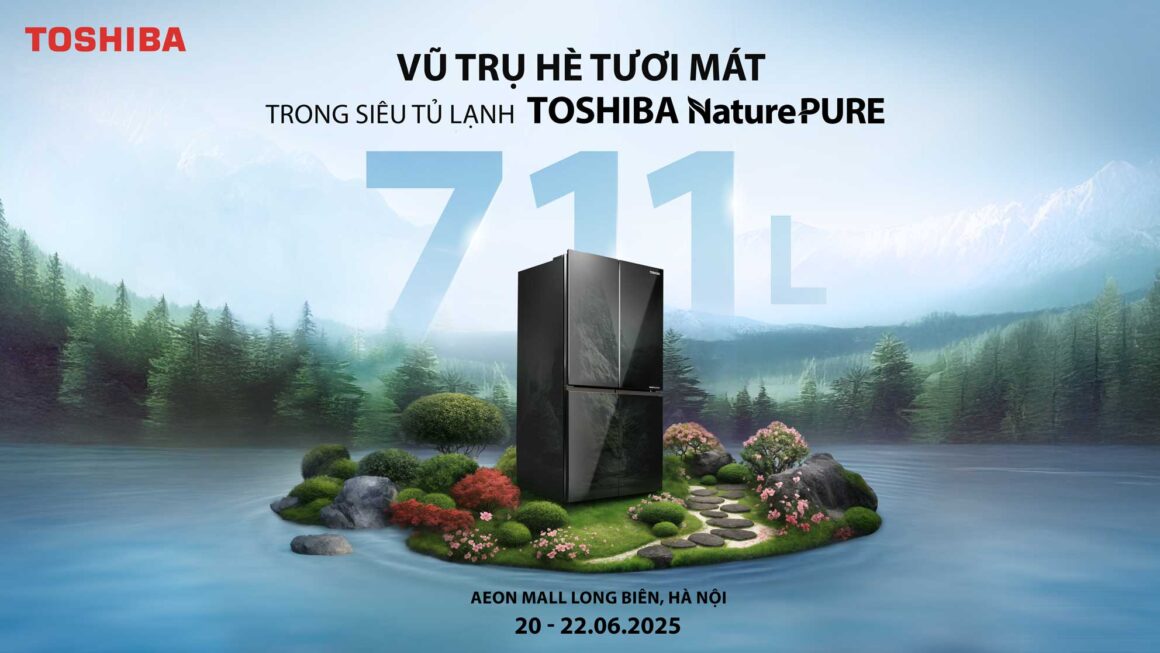 KHÁM PHÁ VŨ TRỤ HÈ TƯƠI MÁT VỚI SIÊU TỦ LẠNH TỐI TẦN TOÀN CỦA TOSHIBA!