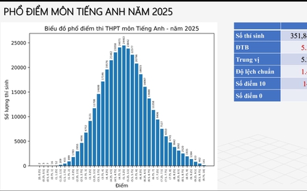 TẠI SAO TP.HCM TUYÊN BỐNG KHÔNG CÒN DẪN ĐẦU ĐIỂM TIẾNG ANH SAU 8 NĂM?